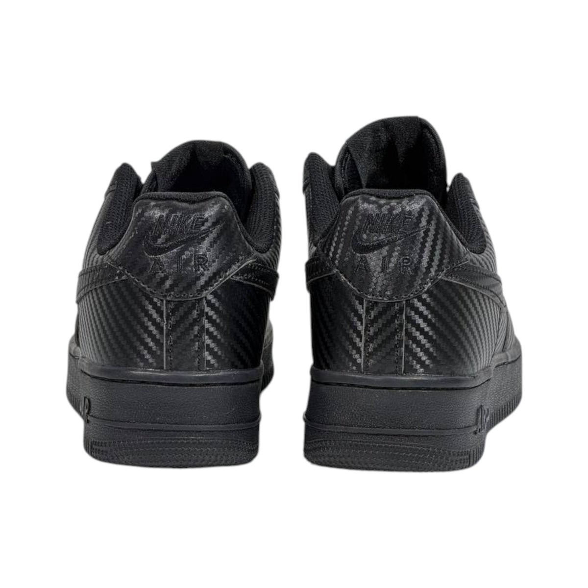 🖤🔥 Nike Air Force 1 Low Carbon Fiber Triple Black Sneakers – Luxury Streetwear Classic Shoes 👟⚡ - MASTERPIECE