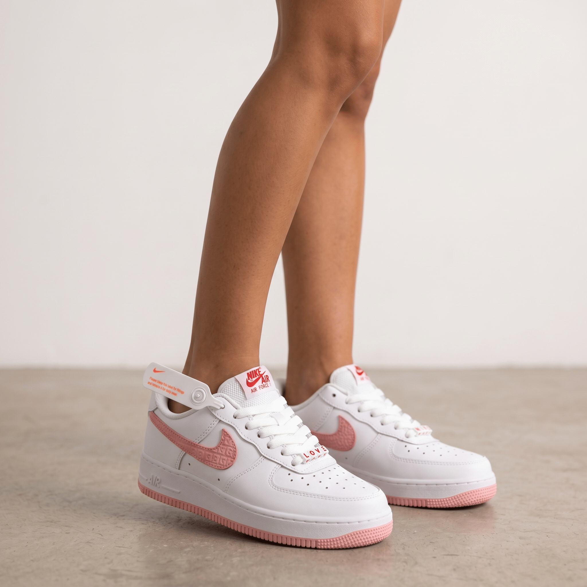 Nike Air Force 1 Pink Embroidery 🤍🌸👟 - MASTERPIECE