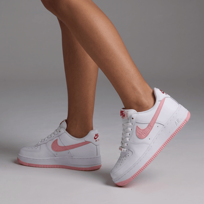 Nike Air Force 1 Pink Embroidery 🤍🌸👟 - MASTERPIECE