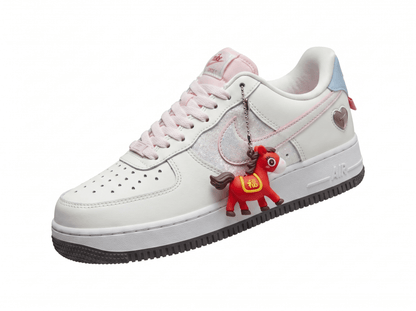 Nike Air Force 1 Pink Velvet Charm 🌸👟💕 - MASTERPIECE
