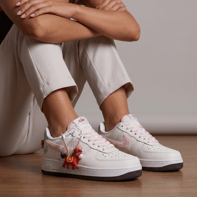 Nike Air Force 1 Pink Velvet Charm 🌸👟💕 - MASTERPIECE