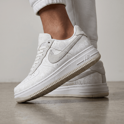 Nike Air Force 1 Triple White Monogram 🤍👟✨ - MASTERPIECE