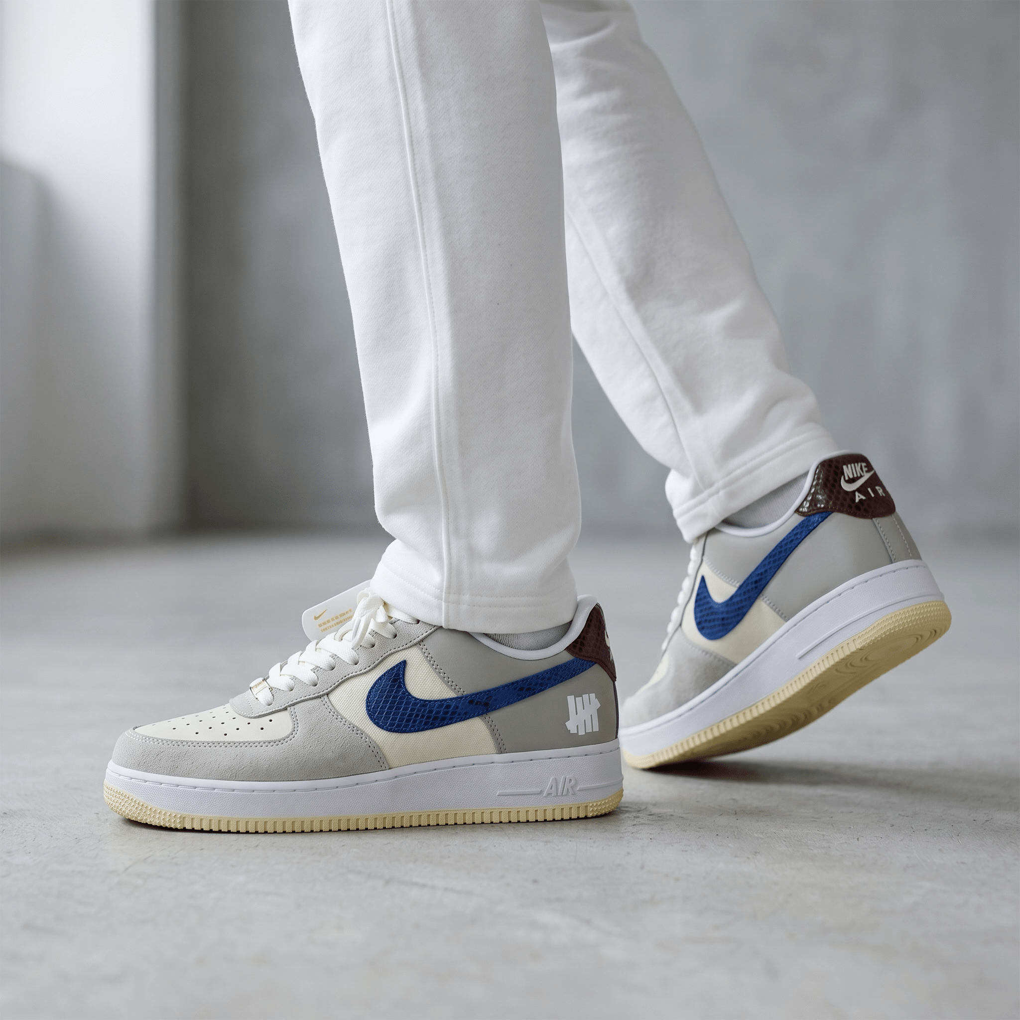 Nike Air Force 1 Undefeated Blue Swoosh 💙🤍👟 - MASTERPIECE