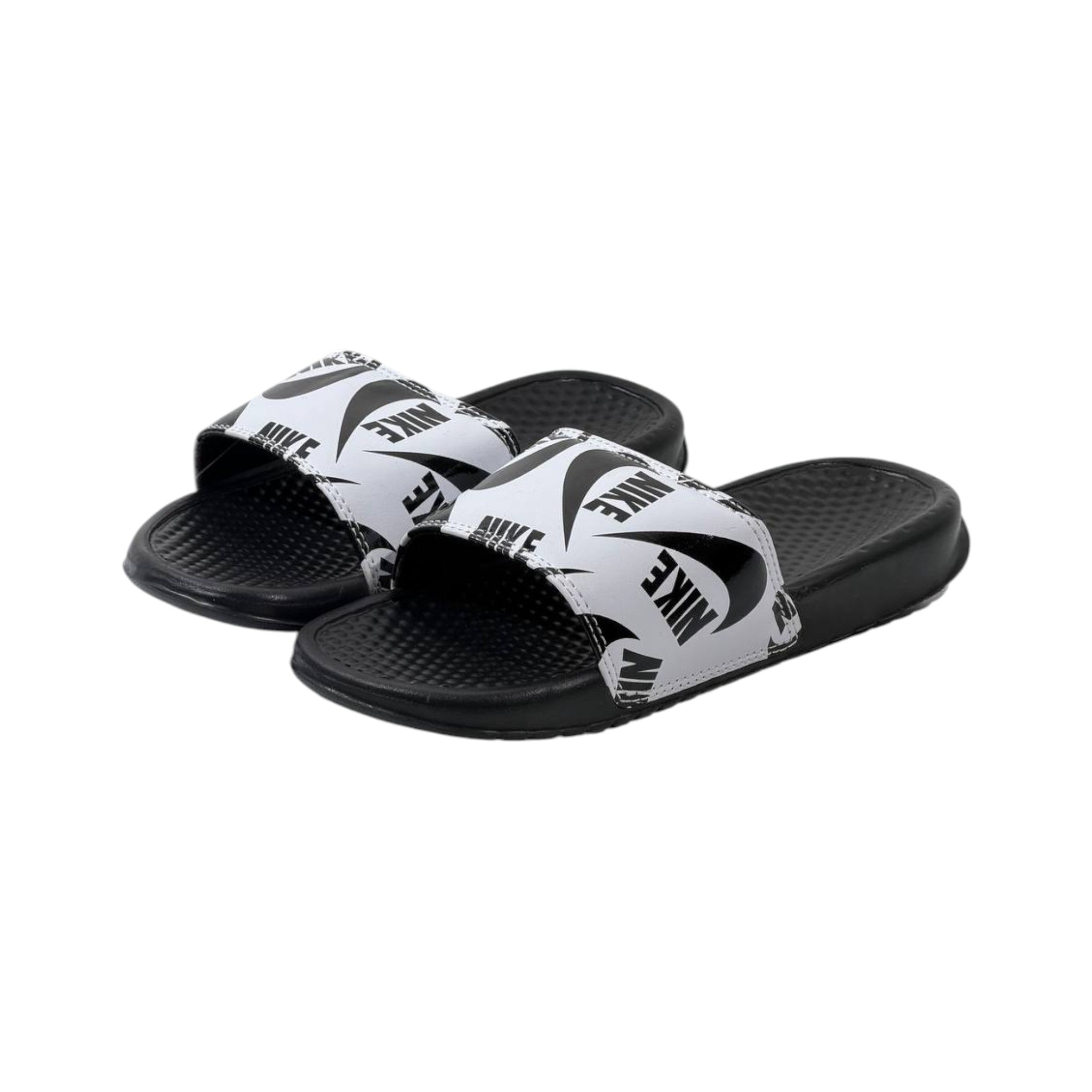 ⚡ Nike Benassi Allover Logo Slides – Bold Comfort, Iconic Style - MASTERPIECE