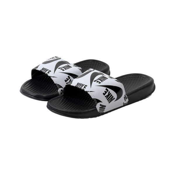 ⚡ Nike Benassi Allover Logo Slides – Bold Comfort, Iconic Style