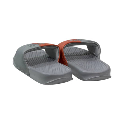 🩶🧡 Nike Benassi Dual Tone Slides – Grey & Orange Edition - MASTERPIECE