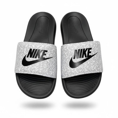 Nike Black & White Logo Slides ⚫🤍 | Clean Sport Everyday Essential 👟🔥 - MASTERPIECE