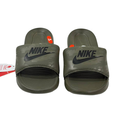 Nike Camo Comfort Slides – Olive Green Edition 🪖🔥 - MASTERPIECE