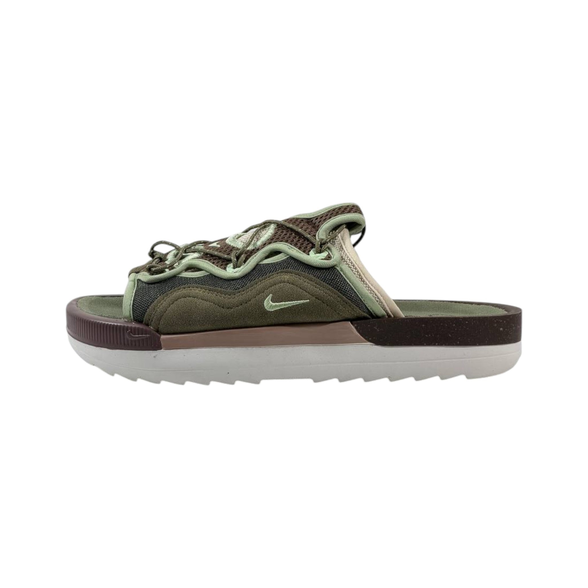 Nike Canyon Trek Slides – Olive Terrain Edition 🌿⚡ - MASTERPIECE