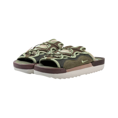 Nike Canyon Trek Slides – Olive Terrain Edition 🌿⚡ - MASTERPIECE
