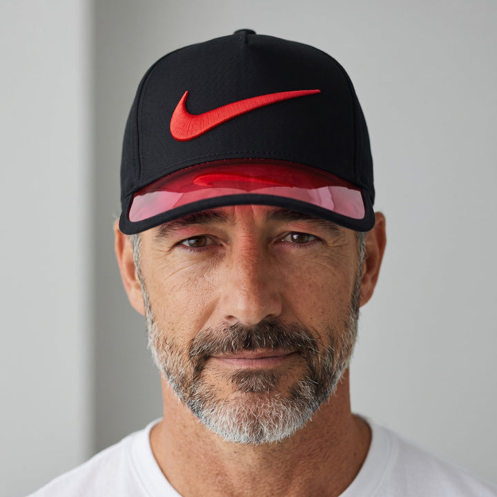 Nike Classic Cap — Black & Red