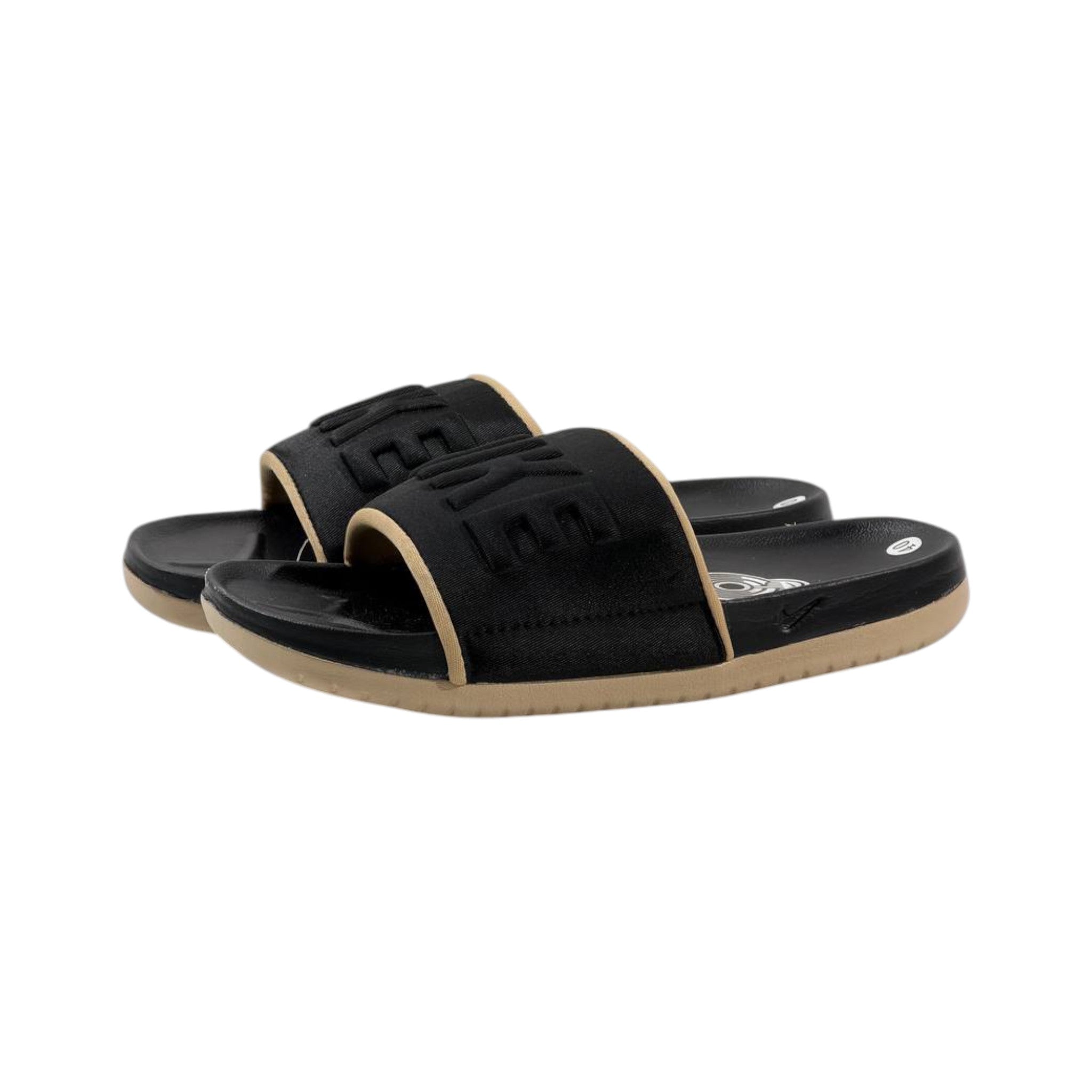 Nike Comfort Slides – Black & Sand Edition 🖤🤎 - MASTERPIECE
