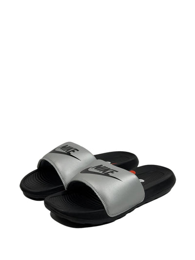 NIKE Comfort Slides – Grey & Black Edition 🖤⚡ - MASTERPIECE