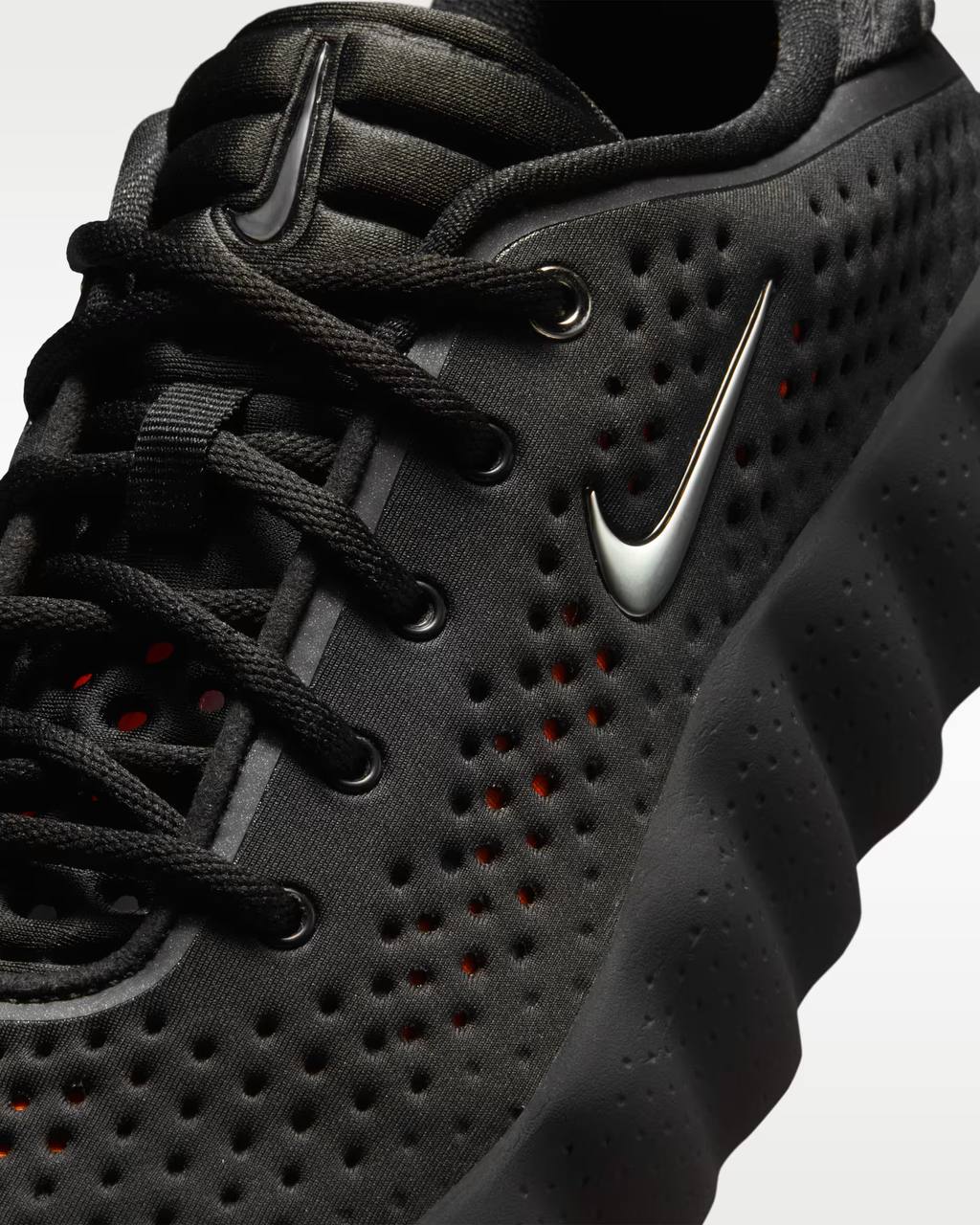 Nike Mind 001 Bubble Runner – Black & Lava Orange 🖤🧡 - MASTERPIECE