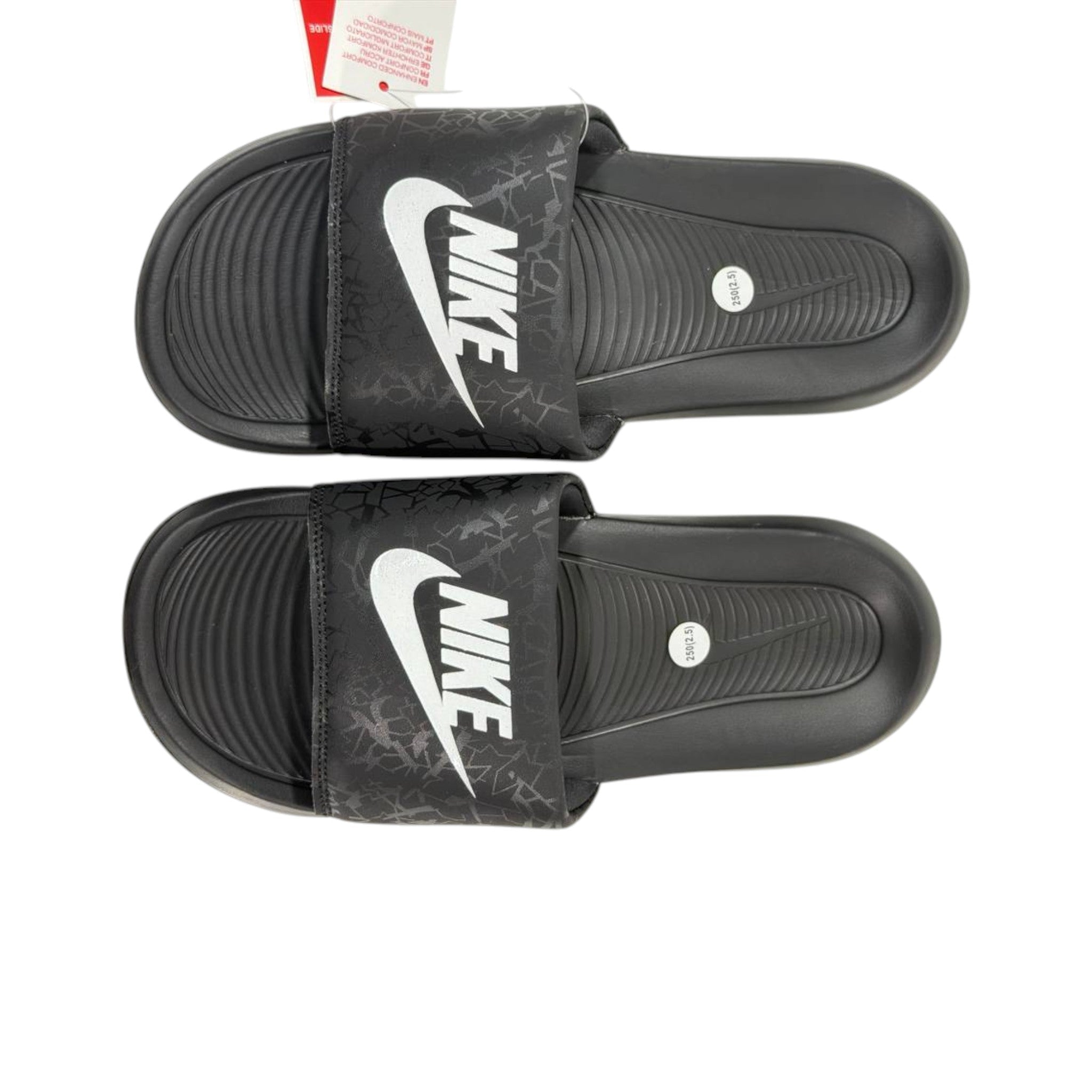 Nike Monochrome Comfort Slides – Black Edition 🖤⚡ - MASTERPIECE