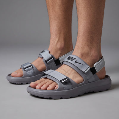 Nike Sandal – Grey Strapped Sport Sandal 🩴 - MASTERPIECE
