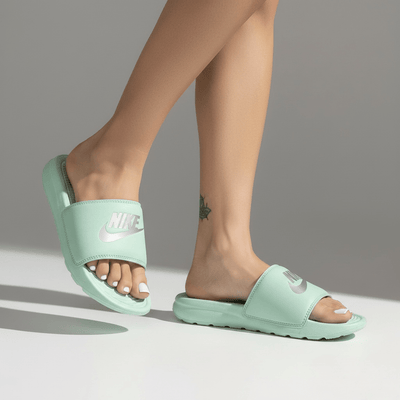 Nike Slide – Mint Green Padded Slide ✨👟 - MASTERPIECE