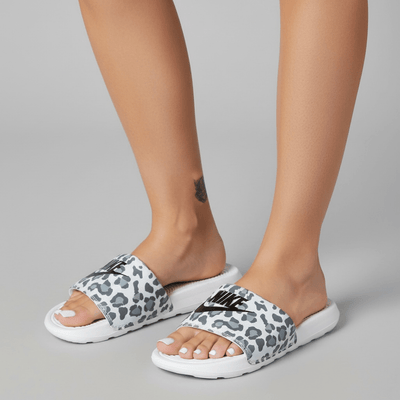 Nike Slides – Grey Leopard Print Pool Slides 🐆 - MASTERPIECE