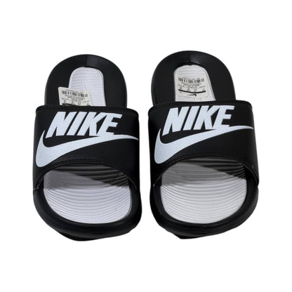 Nike Tech Essential Slides – Black & White Edition ⚫⚪🔥 - MASTERPIECE