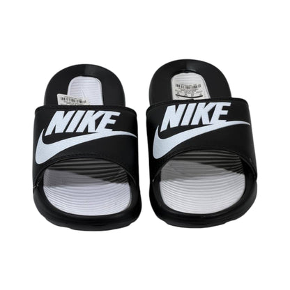 Nike Tech Essential Slides – Black & White Edition ⚫⚪🔥 - MASTERPIECE