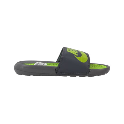 Nike Tech Volt Slides – Grey & Neon Green Edition ⚡💚 - MASTERPIECE