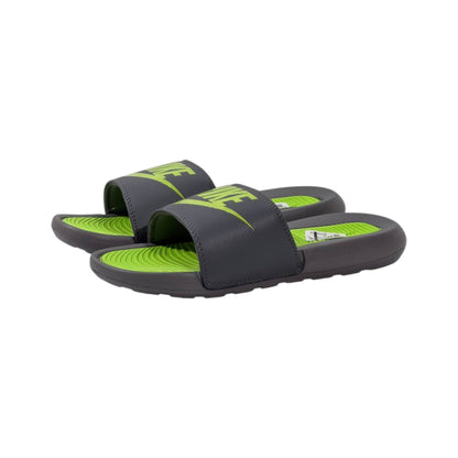 Nike Tech Volt Slides – Grey & Neon Green Edition ⚡💚 - MASTERPIECE