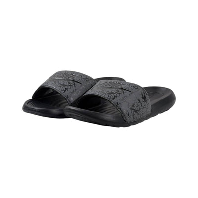Nike Urban Crackle Slides – Grey/Black Edition ⚡🩶 - MASTERPIECE