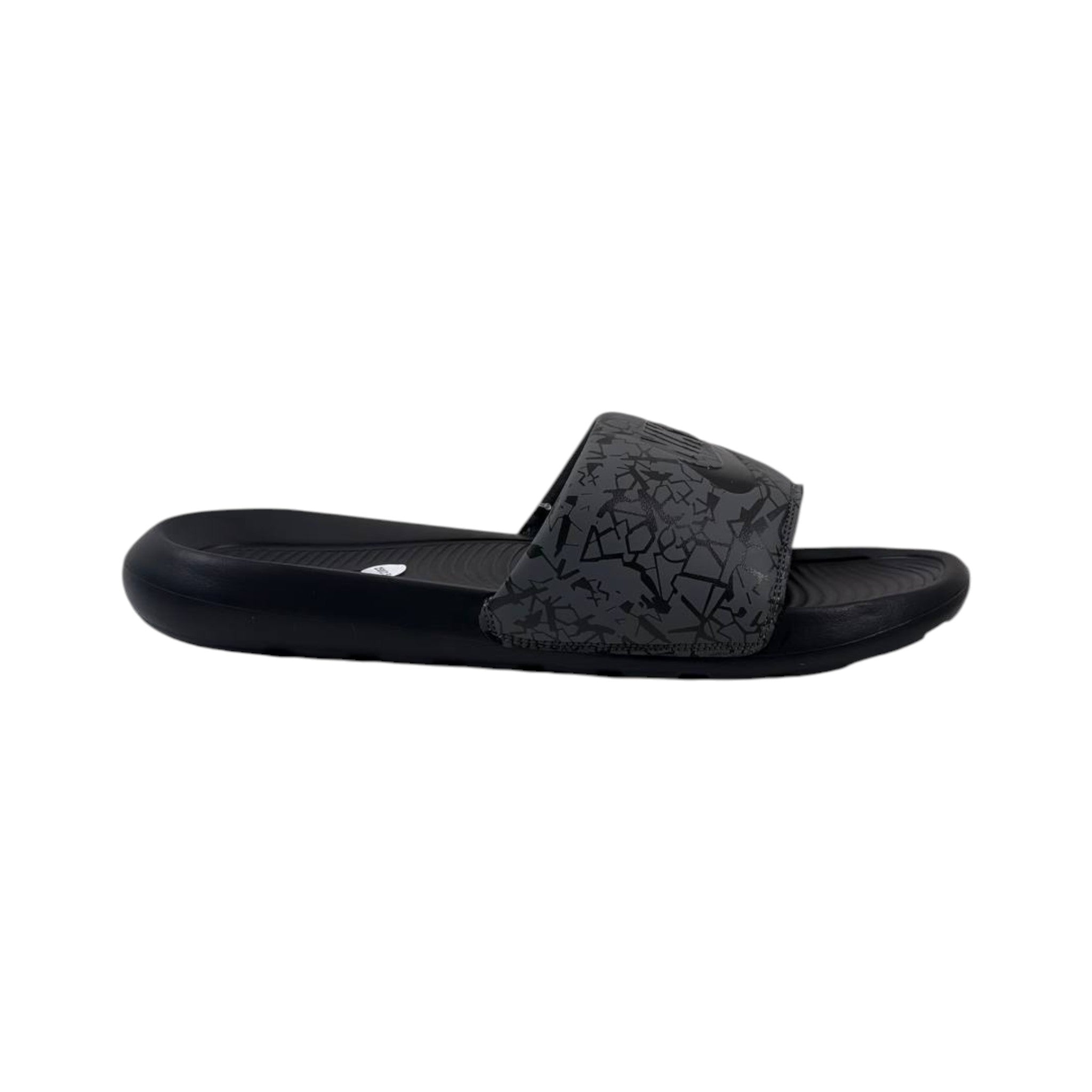Nike Urban Crackle Slides – Grey/Black Edition ⚡🩶 - MASTERPIECE