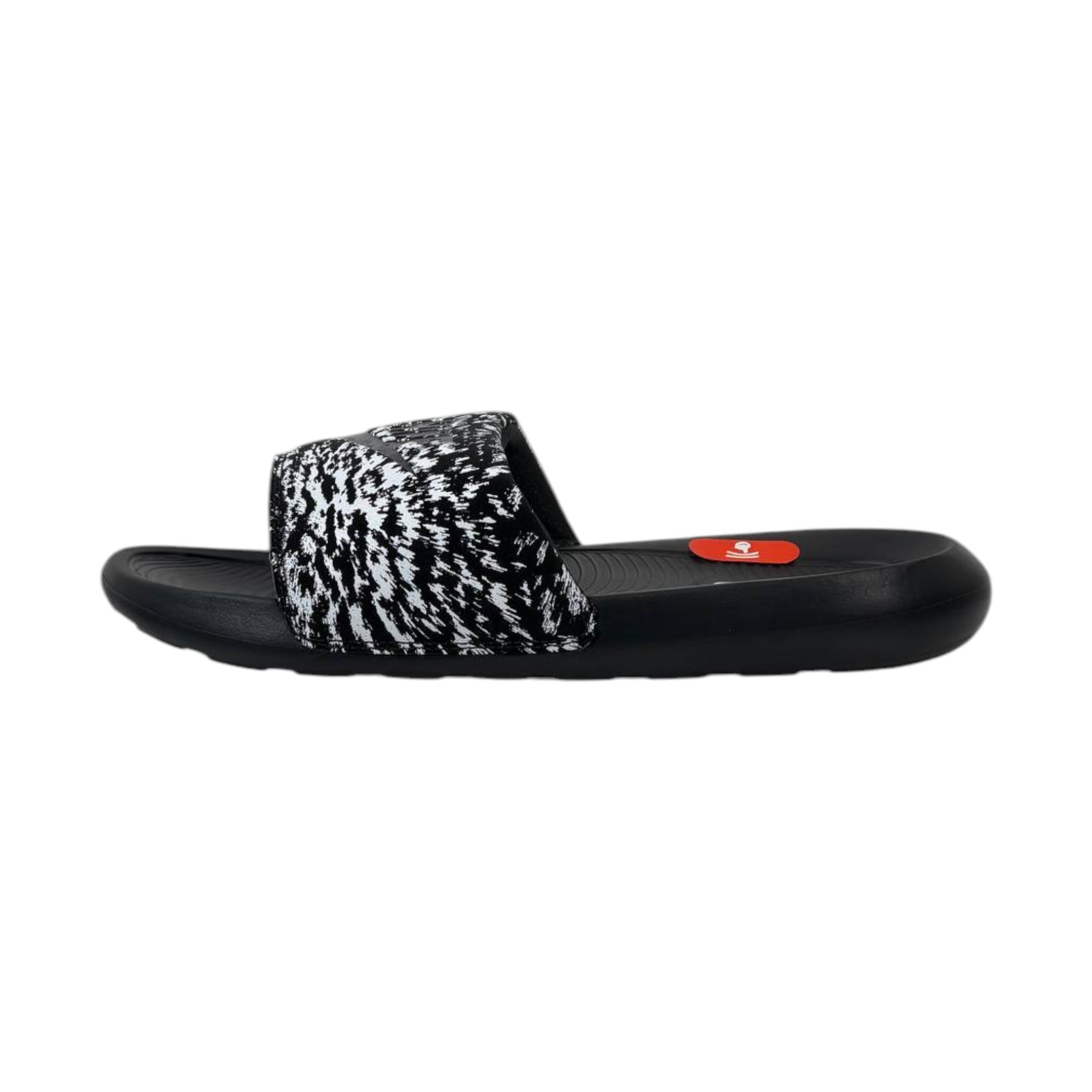 🖤 Nike Victori One Black & White Pattern Slides – Ultimate Comfort & Sporty Style ⚡ - MASTERPIECE