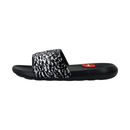 🖤 Nike Victori One Black & White Pattern Slides – Ultimate Comfort & Sporty Style ⚡ - MASTERPIECE