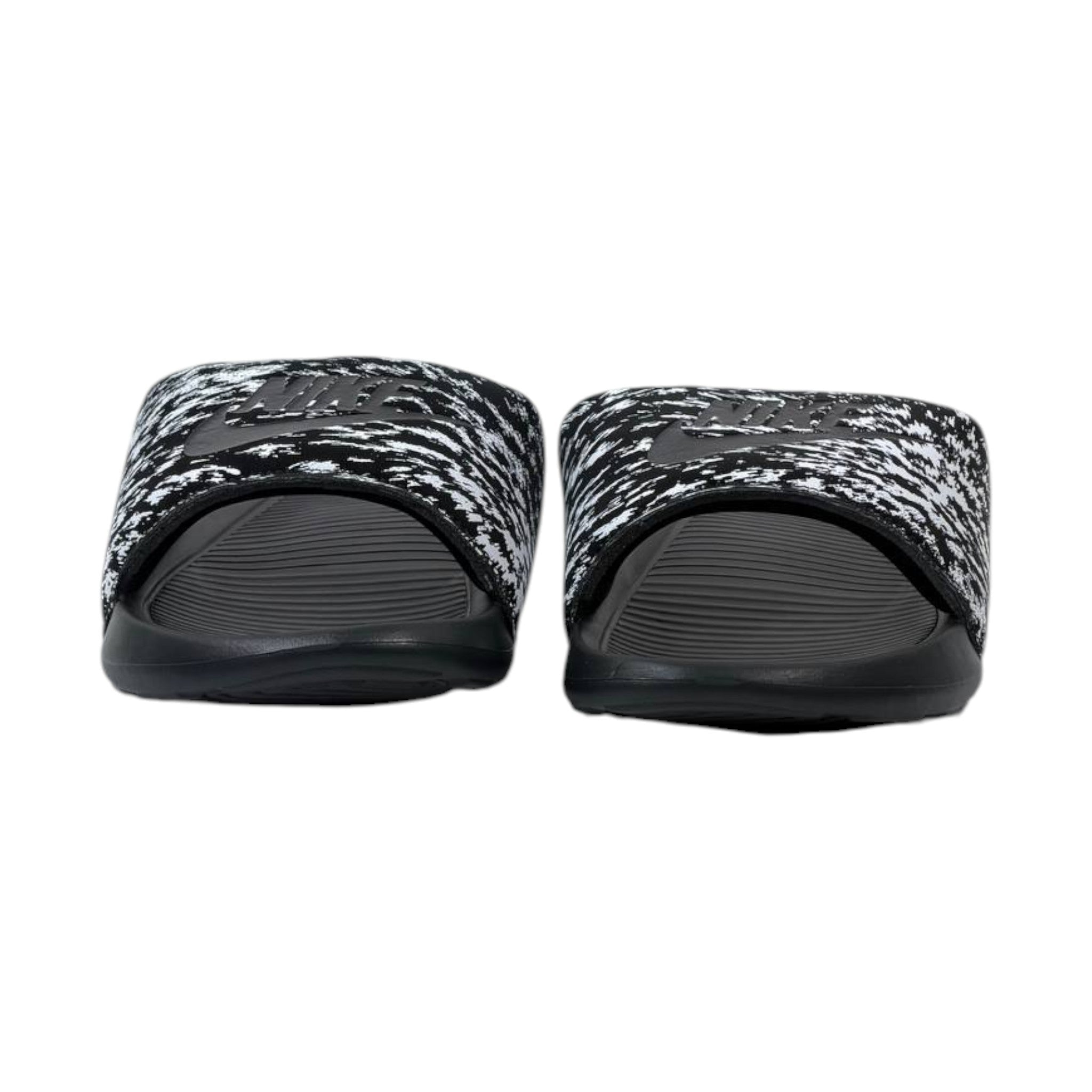 🖤 Nike Victori One Black & White Pattern Slides – Ultimate Comfort & Sporty Style ⚡ - MASTERPIECE
