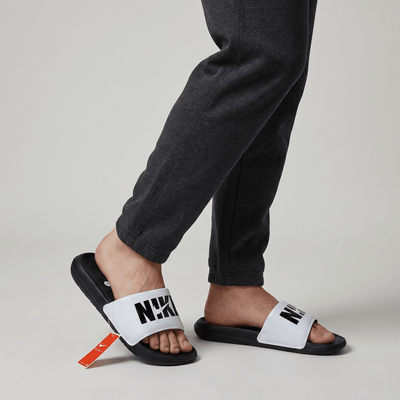 ⚪⚫ Nike Victory One Slides – White & Black Bold Edition - MASTERPIECE