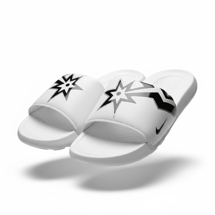 Nike Graphic Slides — White