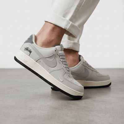 Nike x Stüssy Air Force 1 Low Grey Shadow Edition 👟✨ - MASTERPIECE