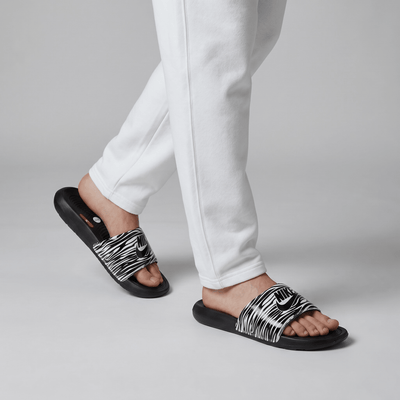 NIKE Zebra Slide Sandals – Black & White Edition 🖤⚡ - MASTERPIECE