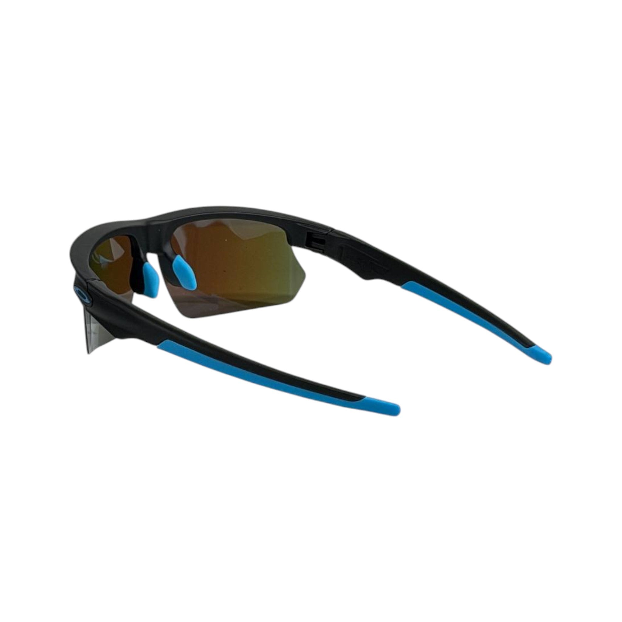 🔥 Oakley Sport Sunglasses | Black Frame & Blue Mirror Lenses ⚡ - MASTERPIECE