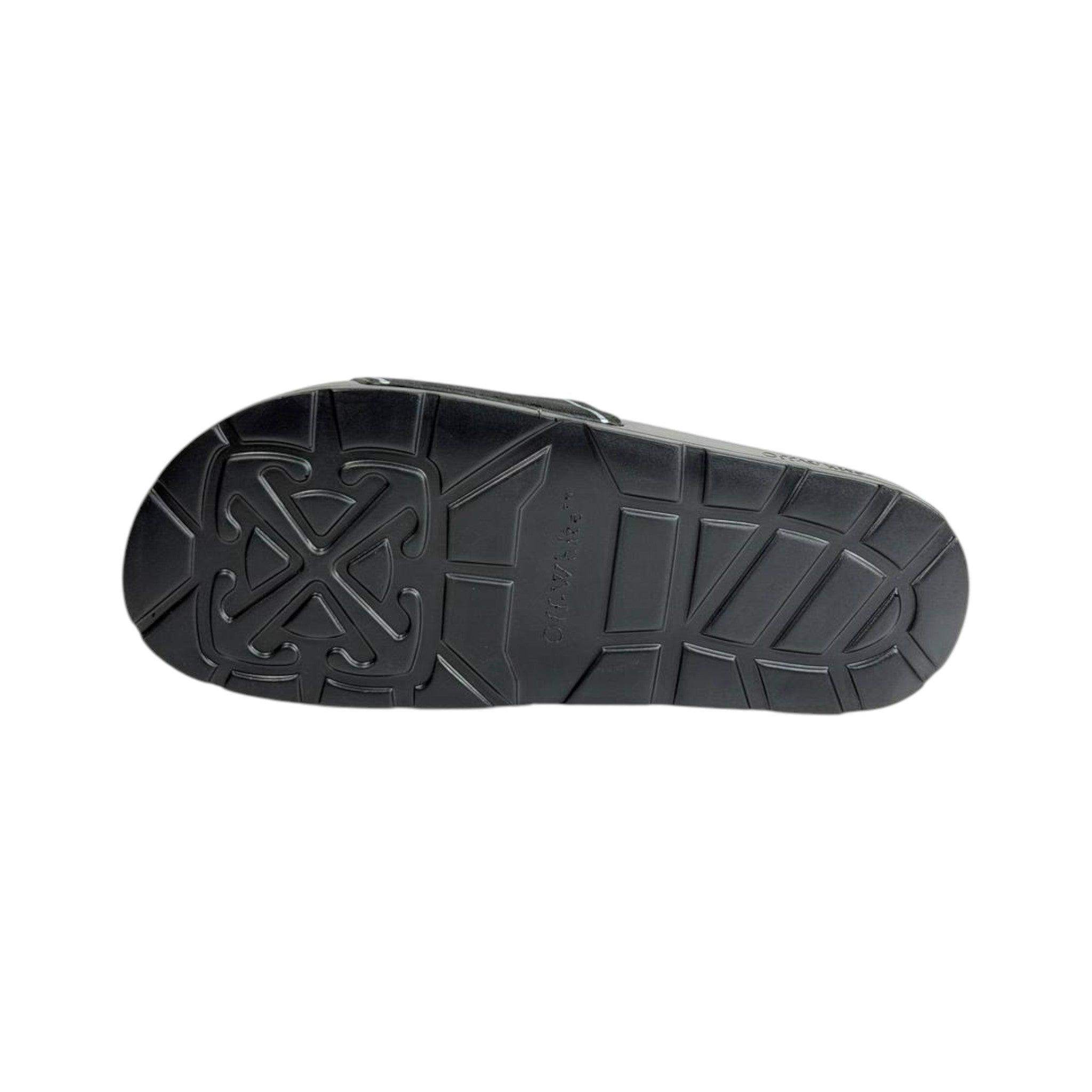 Off - White Black Logo Slides – Premium Streetwear Comfort Sandals 🖤👡 - MASTERPIECE