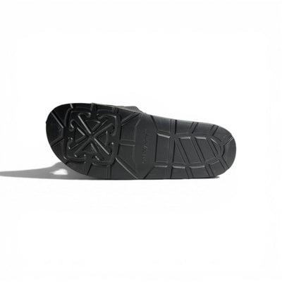 🖤🔥 Off-White Industrial Strap Slides – Black Minimal Streetwear - MASTERPIECE