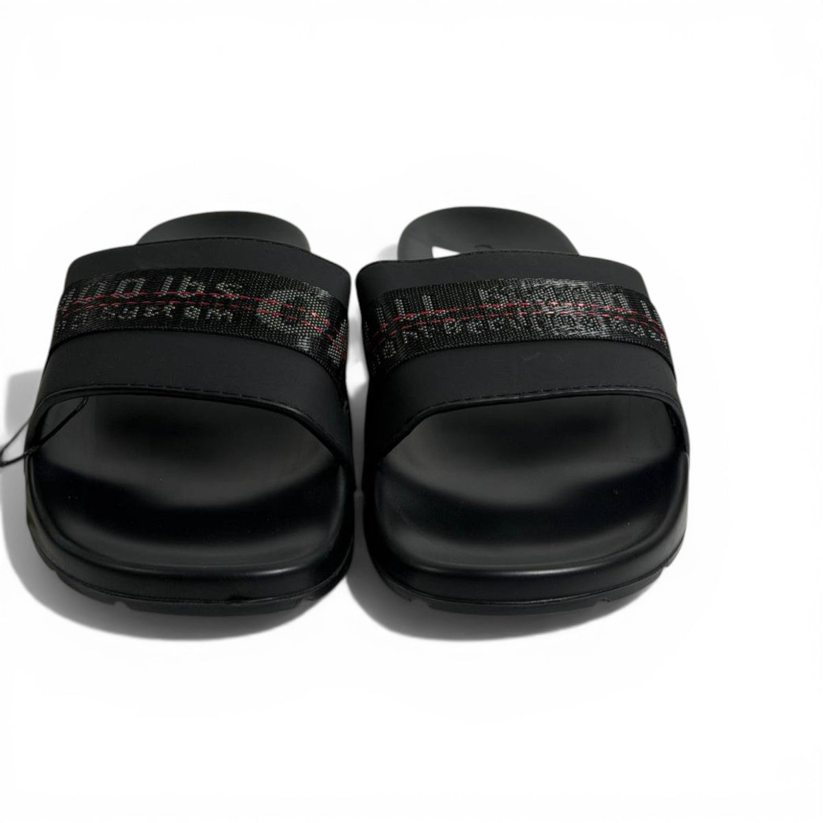🖤🔥 Off-White Industrial Strap Slides – Black Minimal Streetwear - MASTERPIECE
