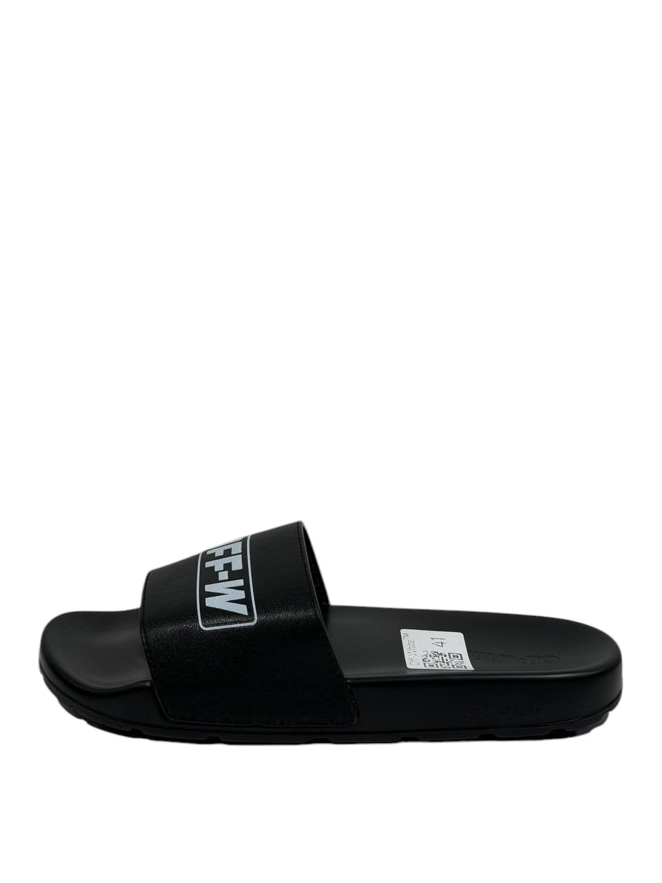 OFF-WHITE Logo Slides – Black Edition ⚫🔥 - MASTERPIECE