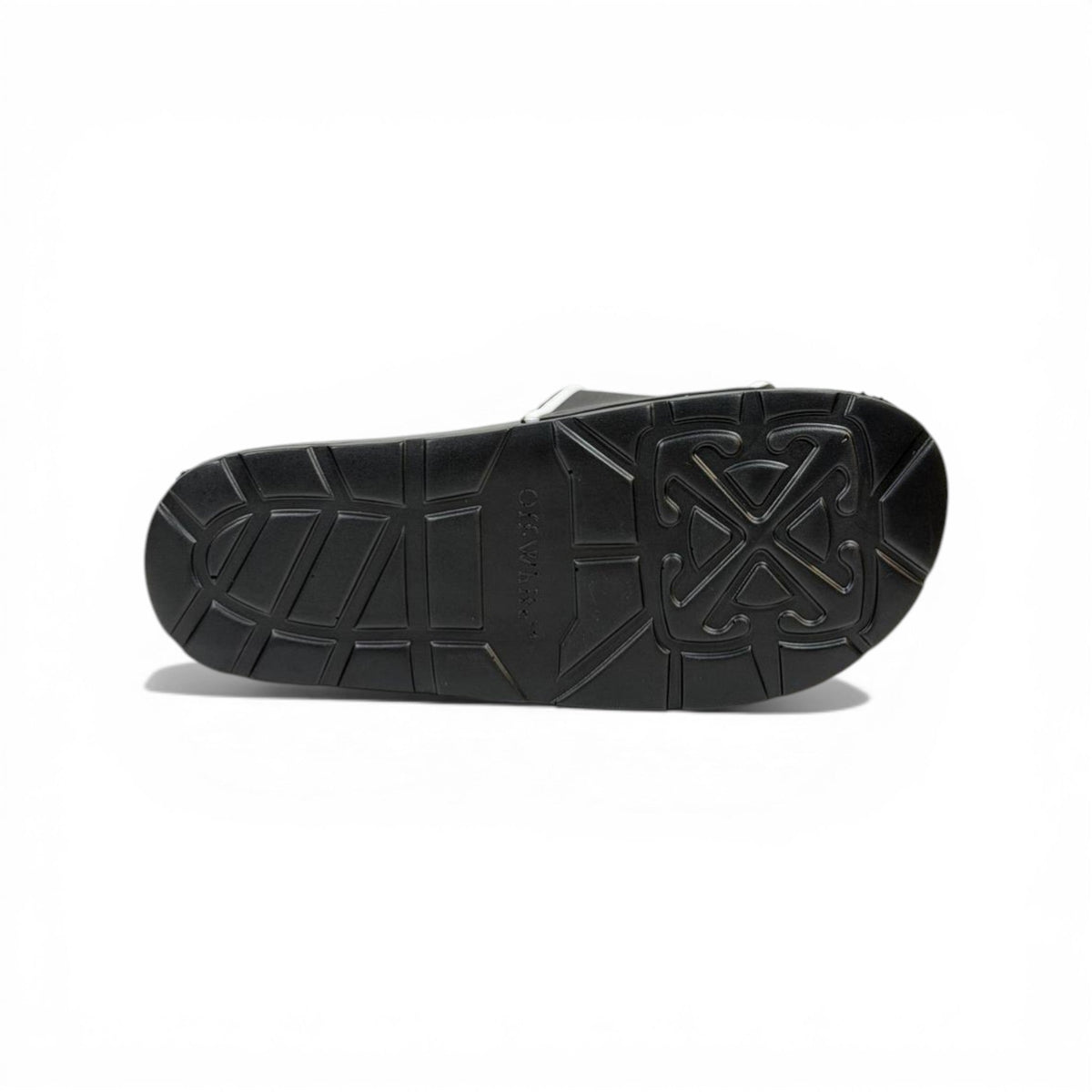 OFF-WHITE Luxury Black Slide – Iconic Arrow Logo Design & Premium Streetwear 👟✨ - MASTERPIECE