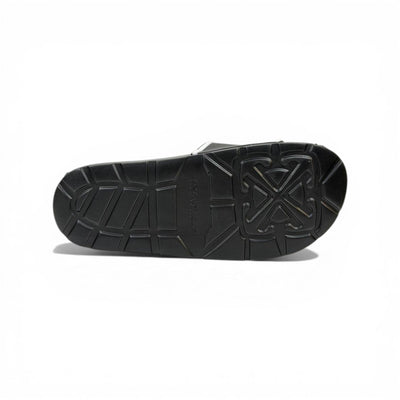 OFF-WHITE Luxury Black Slide – Iconic Arrow Logo Design & Premium Streetwear 👟✨ - MASTERPIECE