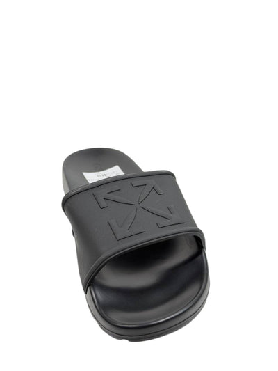 OFF-WHITE Slides – All Black Arrow Edition 🖤🔥 - MASTERPIECE