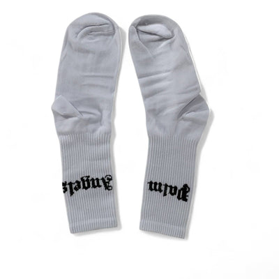 Palm Angels Crew Socks Set (6 Pairs) — White, Black & Grey - MASTERPIECE