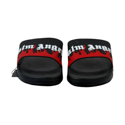 🔥 Palm Angels Drip Logo Slides – Bold Streetwear Summer Essential 🖤❤️ - MASTERPIECE