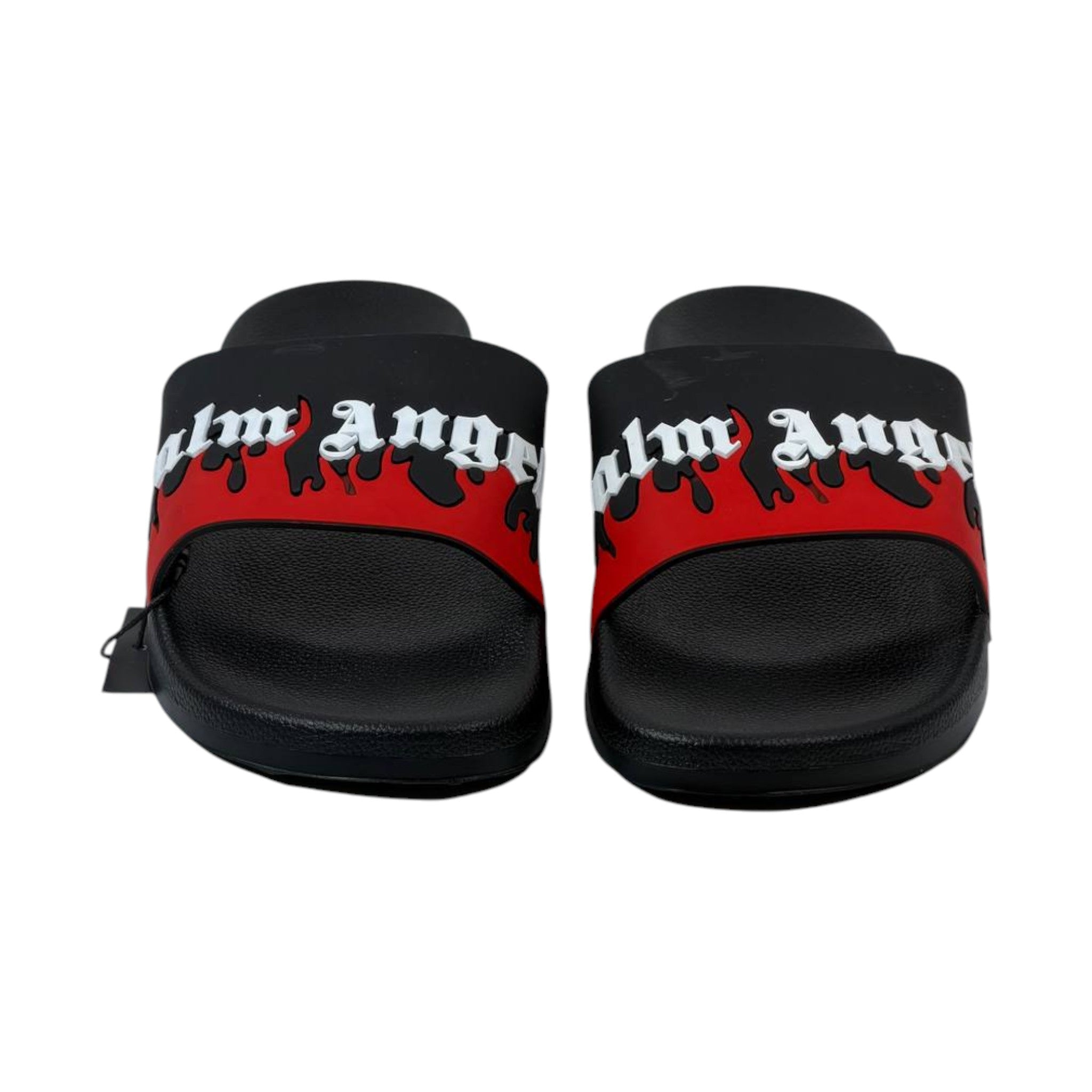🔥 Palm Angels Drip Logo Slides – Bold Streetwear Summer Essential 🖤❤️ - MASTERPIECE