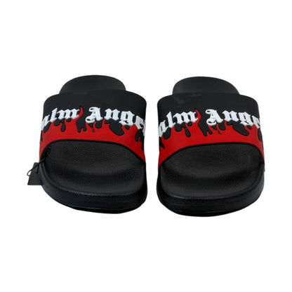 🔥 Palm Angels Drip Logo Slides – Bold Streetwear Summer Essential 🖤❤️ - MASTERPIECE