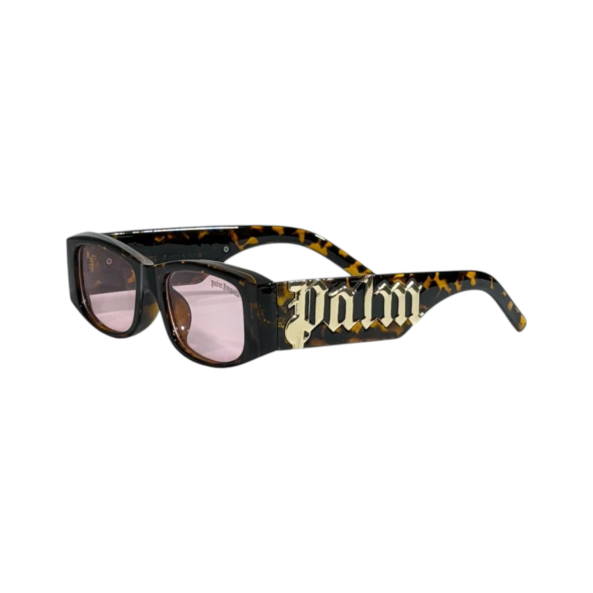 Palm Angels Tortoise Rectangular Sunglasses 🤎✨ Luxury Streetwear Shades UV Protection - MASTERPIECE