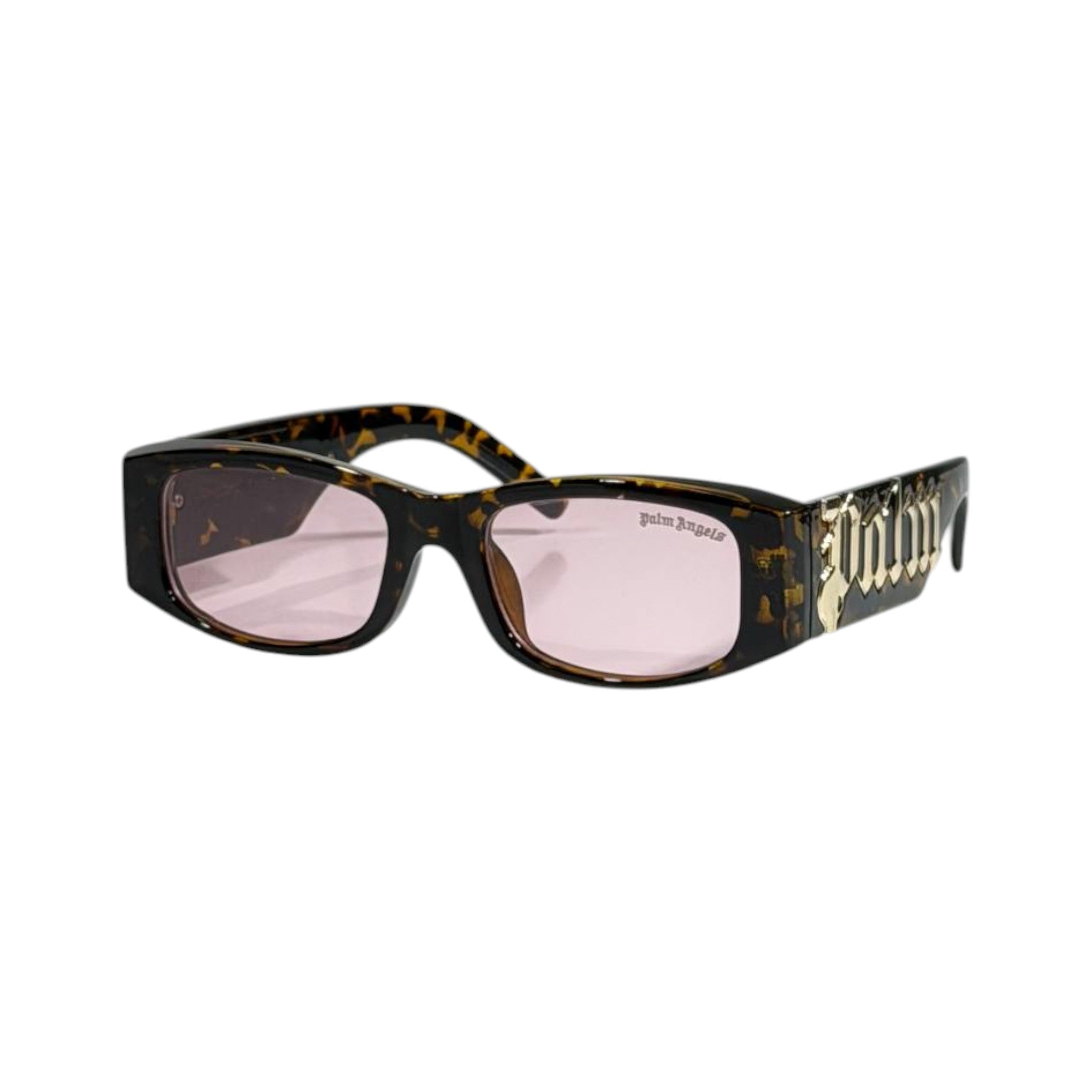 Palm Angels Tortoise Rectangular Sunglasses 🤎✨ Luxury Streetwear Shades UV Protection - MASTERPIECE