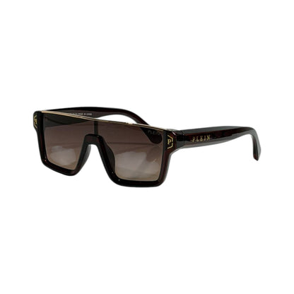 Philipp Plein Oversized Shield Sunglasses – Bold Brown Gradient 🕶️🔥 - MASTERPIECE
